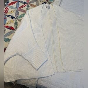 Barefoot Dreams Cream Cozychic Lite Open-Front Cardigan